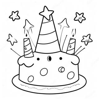 Happy 6th Birthday Coloring Pages