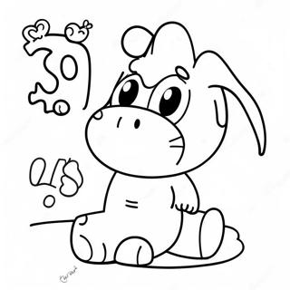 Cute Number 9 Coloring Page 131977-64592