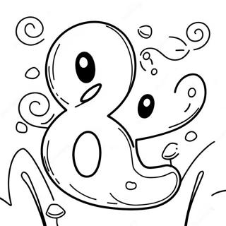 Playful Number 9 Coloring Page 131979-64597