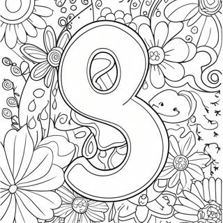 Playful Number 9 Coloring Page 131979-64600