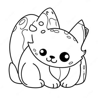 Monster Catnap Coloring Pages