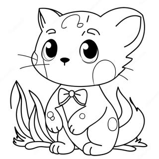 Anime Animals Coloring Pages