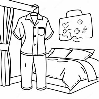 Pajama Coloring Page 132333-64865