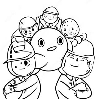 Teamwork Coloring Page 132359-64888