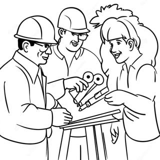 Creative Teamwork Activities Coloring Page 132361 64893