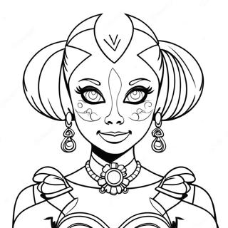 Ballora Coloring Pages