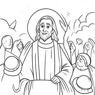 Beatitudes Sermon Coloring Page 132463 64973