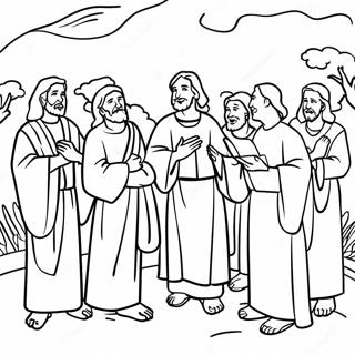 Beatitudes Sermon Coloring Page 132463 64974