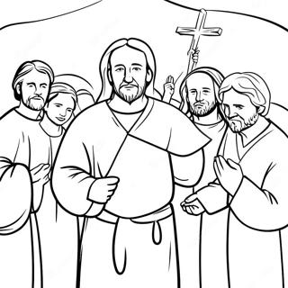 Beatitudes Sermon Coloring Page 132463 64976