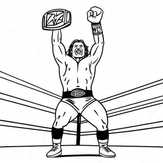 Wwe Championship Match Coloring Page 132488-64989