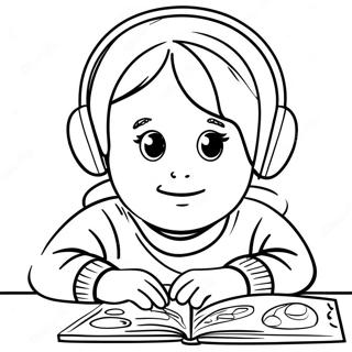 Autistic Child Coloring Page 132589-65066