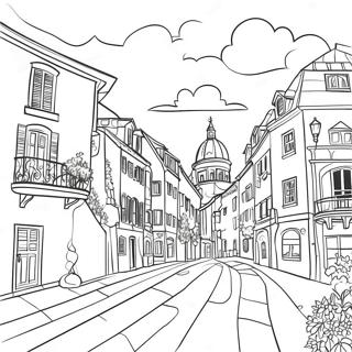 Europe Coloring Pages