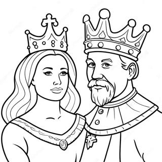 King And Queen Coloring Pages