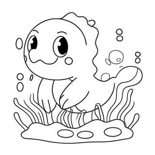 Playful Water Pokemon In The Ocean Coloring Page 132721-65177