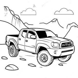 Toyota Tacoma Coloring Pages