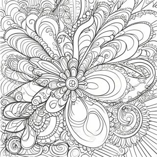 Fancy Oval Patterns Coloring Page 132927-65337