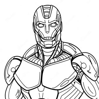 Evil Ultron Coloring Page 132976-65372
