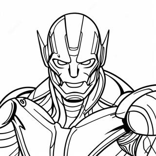 Ultron With Glowing Eyes Coloring Page 132978-65377