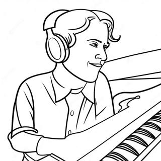 Music Artist Coloring Page 133027-65406