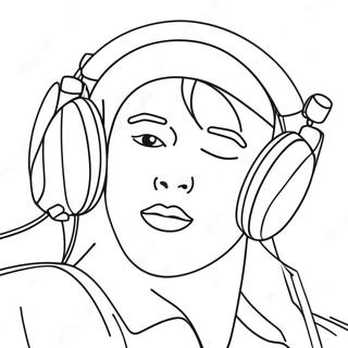 Music Artist Coloring Page 133027-65407