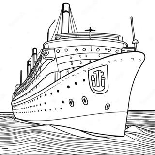 Britannic Ship Coloring Page 133053-65426