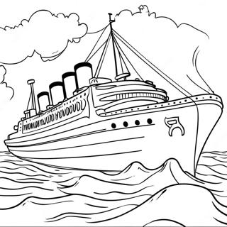 Majestic Britannic Coloring Page 133054-65429