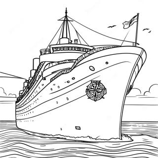 Majestic Britannic Coloring Page 133054-65430