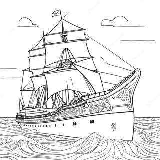 Britannic In Stormy Seas Coloring Page 133056-65439