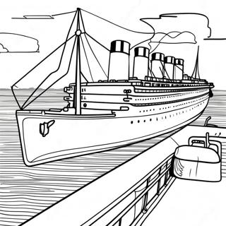 Historic Britannic Voyage Coloring Page 133057-65442