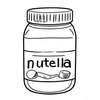 Nutella Coloring Pages