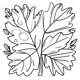 Autumn Leaves Coloring Page For Kids 133132-65489