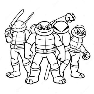 Rise Of The Tmnt Coloring Pages