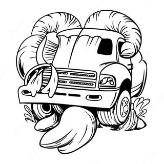 Ram Truck Coloring Pages