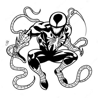 Venom With Spider Man Coloring Page 13321-2906