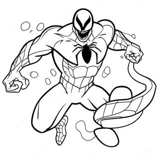 Venom With Spider Man Coloring Page 13321-2908