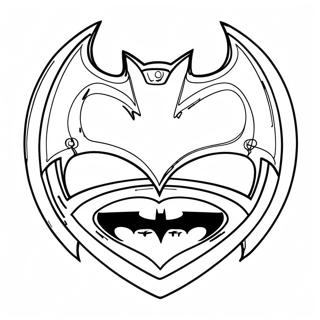 Batman Logo Coloring Pages