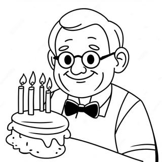 Happy Birthday Grandpa Coloring Page 133361-65661