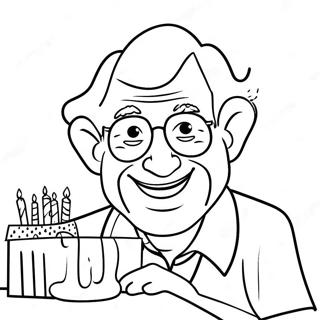 Happy Birthday Grandpa Coloring Page 133361-65662