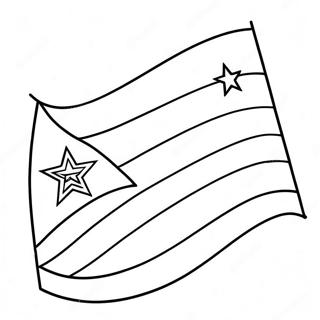 Cuba Flag Coloring Page 133567-65824