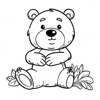 B Is For Bear Alphabet Lore Coloring Page 133673-65910