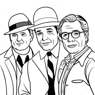 Famous Hollywood Actors Coloring Page 133753-65978