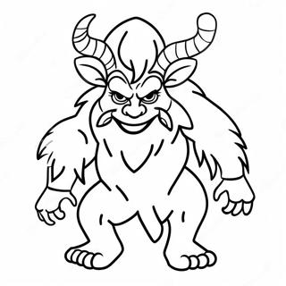 Krampus Coloring Pages