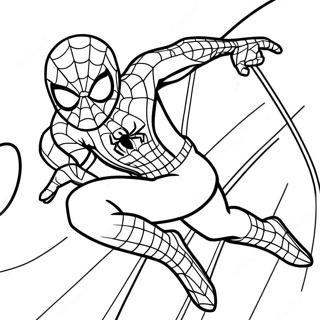 Miles Morales Spiderman Coloring Page 133852-66044