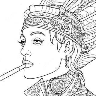 Rockstar Coloring Page 133904-66081