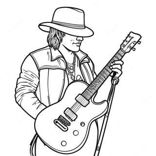 Rockstar Coloring Page 133904-66083