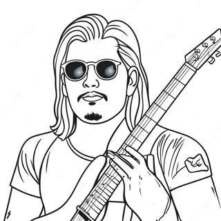 Rockstar Coloring Page 133904-66084