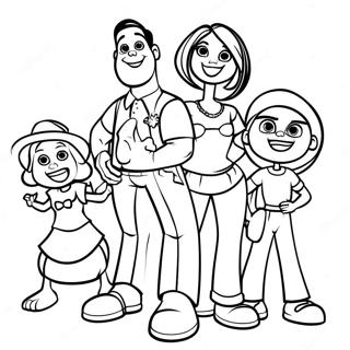 Proud Family Adventure Coloring Page 133934-66119