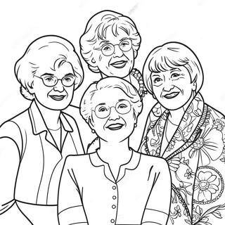 Golden Girls Coloring Page 133982-66142