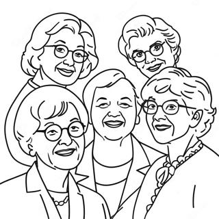 Golden Girls Coloring Page 133982-66143