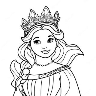 Snow Princess Coloring Pages